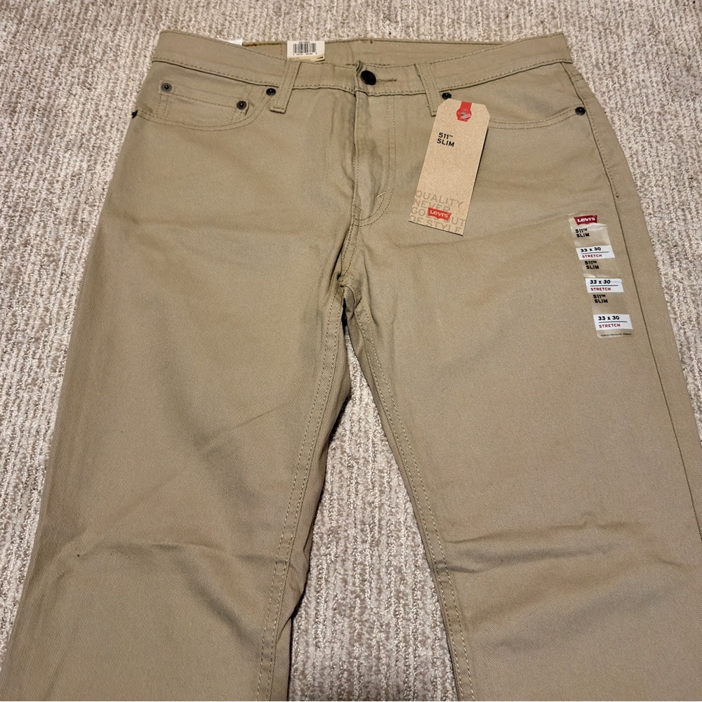 Levi's 511 Slim Tan/Khaki Jeans